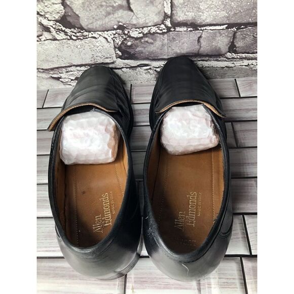 Allen Edmonds Black Leather Slip On Loafers Dress Shoes Men Sz 10D US/43EU - Picture 12 of 16